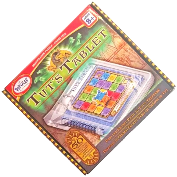 Tut's Tablet Strategy Logic Brainteaser Maze Puzzle Treasure Hunt Game Complete - Picture 4 of 6